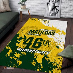 Australia Soccer Area Rug Til Its Done Matildas 2024 Happy 46th Anniversary