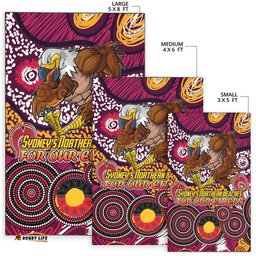 Australia Manly Naidoc Area Rug Custom For Our Elders Area Rug