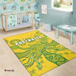 Australia Area Rug National Colours Proud Aussie Special Indigenous