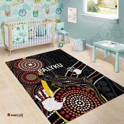 PALYKU Australia Lizard Aboriginal Art Area Rug