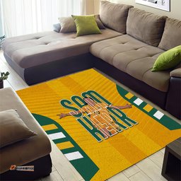 custom australia matildas area rug sam kerr legend tee aussie