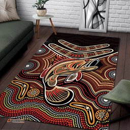 Fishing Aboriginal Area Rug No.2