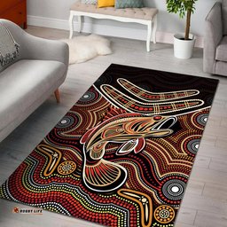 Fishing Aboriginal Area Rug No.2