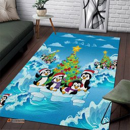 Its Penguin ing To Look A Lot Like Christmas Area Rug
