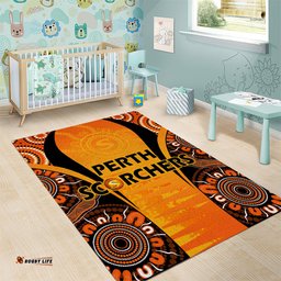 Made Tough Scorchers Custom Area Rug Champions BBL13 Aboriginal Version