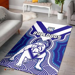 bulldogs rugby area rug canterbury bankstown 1935 indigenous artsy tee aussie