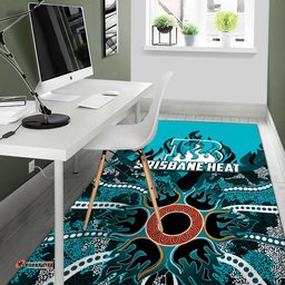 Brisbane Heat Area Rug Cricket Dot Aboriginal