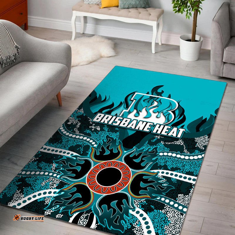 Brisbane Heat Area Rug Cricket Dot Aboriginal