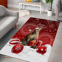 Australia Christmas Wallaby Area Rug Aboriginal Art