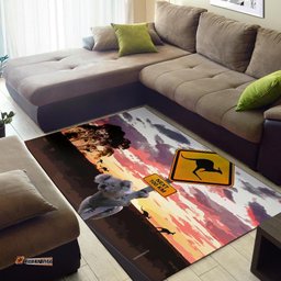 Area Rug Koala Rug Kangaroo Sign Sunset Landscape Art