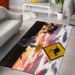 Area Rug Koala Rug Kangaroo Sign Sunset Landscape Art