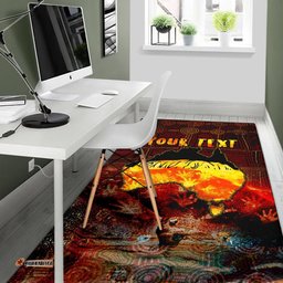 Aboriginal Personalised Area Rug Anangu Custodians