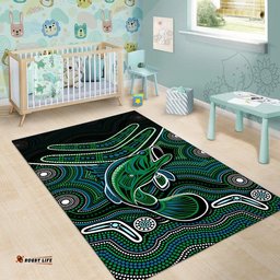 Fishing Aboriginal Area Rug No.3