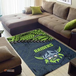 canberra raiders area rugs grunge polynesian tattoo nrl tee aussie