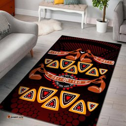 Didgeridoo Aboriginal Area Rug
