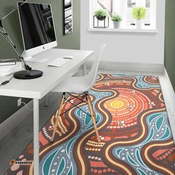Area Rug Aboriginal Pattern ver06