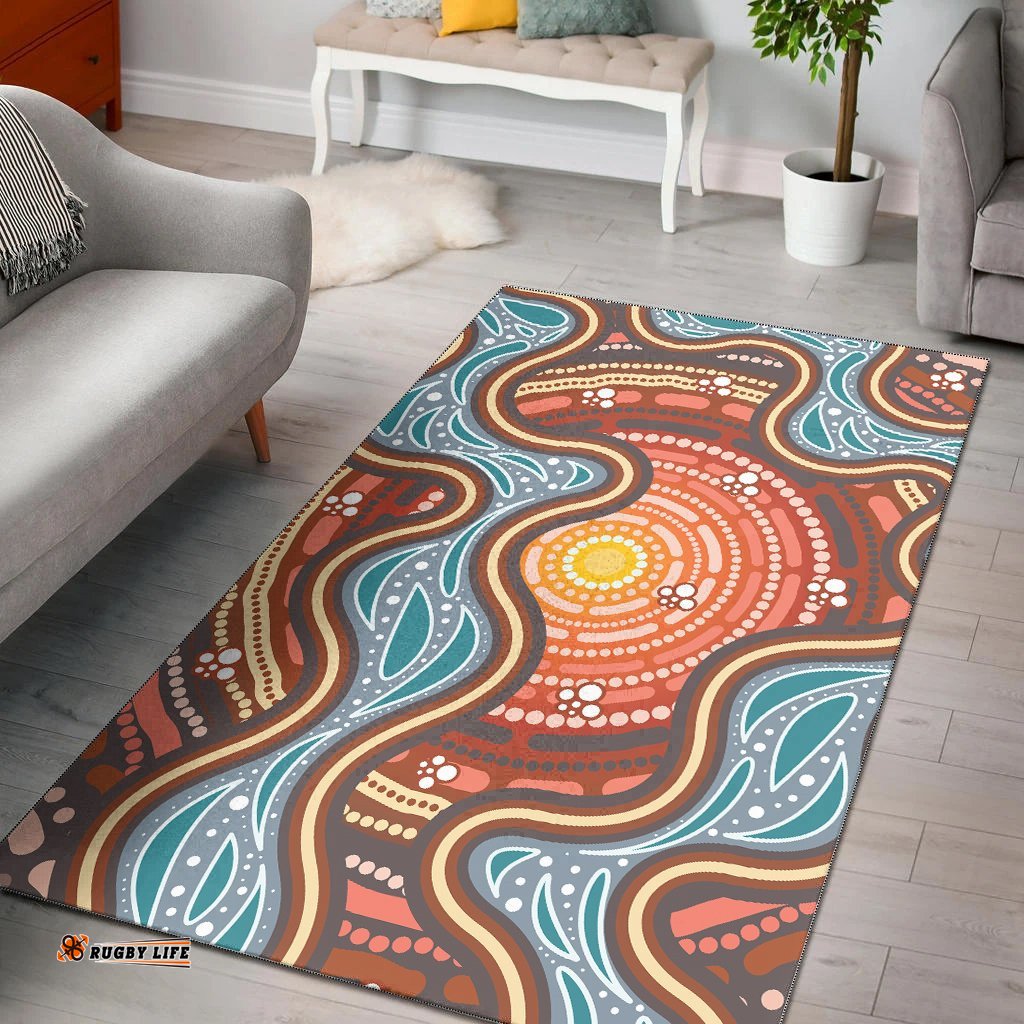 Area Rug Aboriginal Pattern ver06