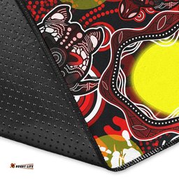 Aboriginal Flag NAIDOC Turtle Area Rug