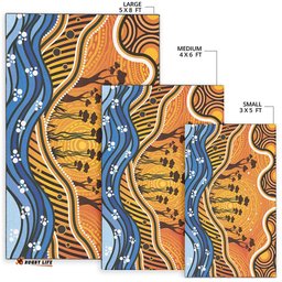 Area Rug Aboriginal Pattern ver07