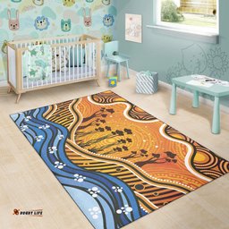 Area Rug Aboriginal Pattern ver07