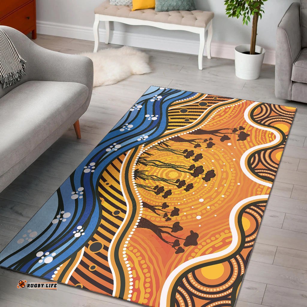 Area Rug Aboriginal Pattern ver07