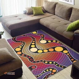 Area Rug Aboriginal Pattern ver18