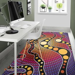Area Rug Aboriginal Pattern ver18