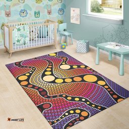 Area Rug Aboriginal Pattern ver18