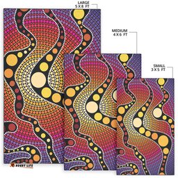 Area Rug Aboriginal Pattern ver18