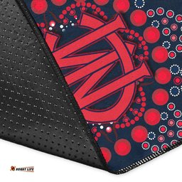 Demons Football Area Rug Melbourne Indigenous