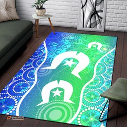 Aboriginal Torres Strait Islands Area Rug Flag Vibes