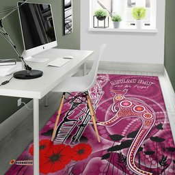 Maroons Rugby Area Rug ANZAC Maroons Rugby Area Rug