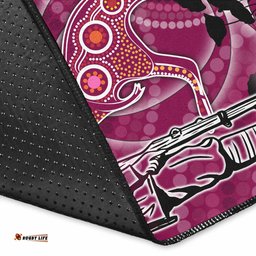 Maroons Rugby Area Rug ANZAC Maroons Rugby Area Rug