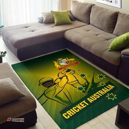 Cricket Area Rug Australian Cricket National Color