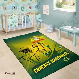 Cricket Area Rug Australian Cricket National Color