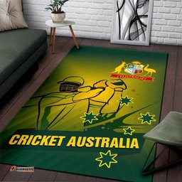Cricket Area Rug Australian Cricket National Color