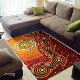 aboriginal area rug sunrise aboriginal art tee aussie