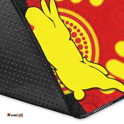 Rabbitohs Indigenous Area Rug Style Aboriginal Flag