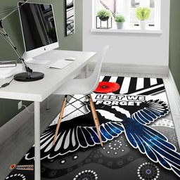 Magpies Area Rug Collingwood ANZAC Day Special Version 2