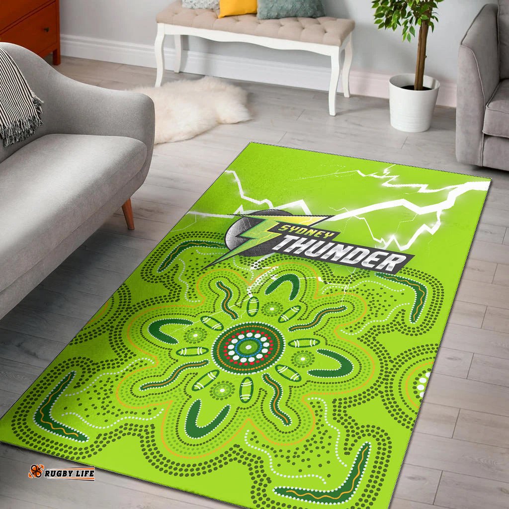 Sydney Thunder Area Rug Aboriginal Style Of Dot