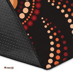 Aboriginal Area Rug Aboriginal Circle Dot Painting Patterns