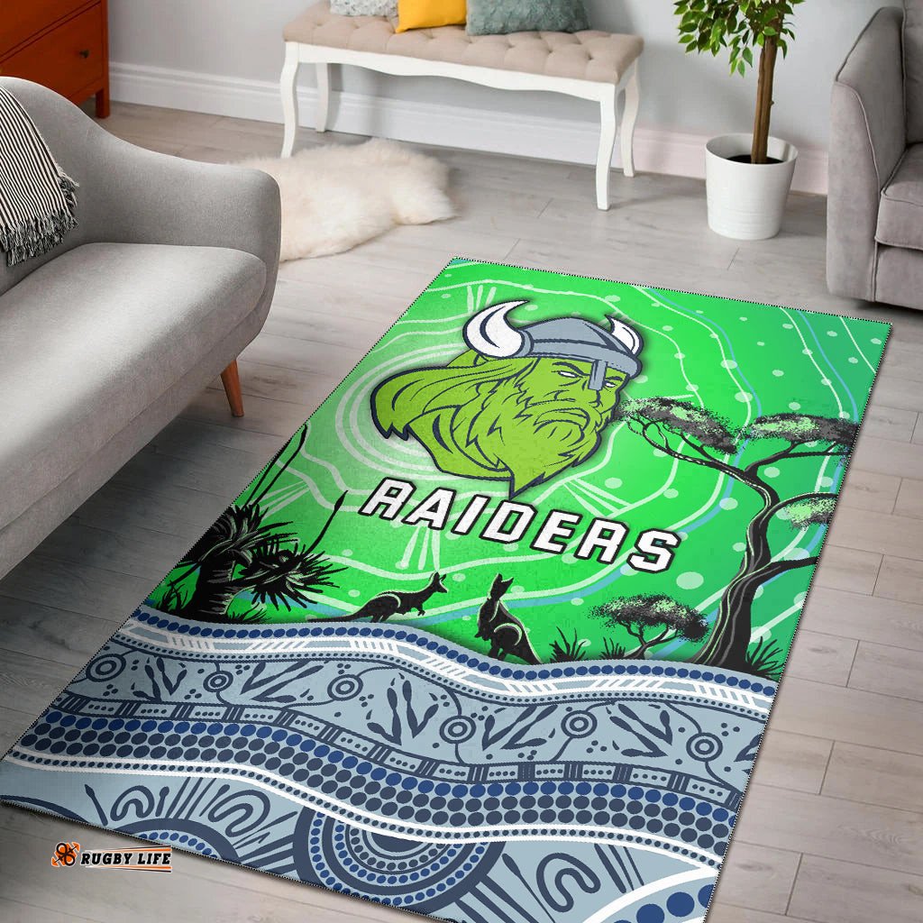 Raiders Indigenous Area Rug