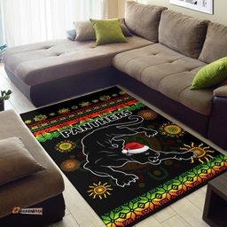 Penrith Panthers Christmas Area Rug Indigenous