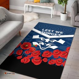 Geelong Cats ANZAC Day Area Rug Indigenous Art