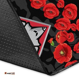 essendon bombers anzac day area rug indigenous art tee aussie