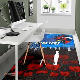 Sydney Roosters Aboriginal Area Rug Prairie Style