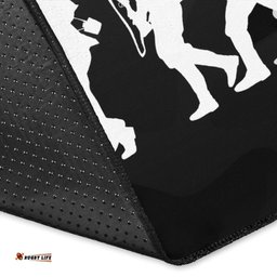 Western Suburbs Magpies Area Rug ANZAC Vibes Black