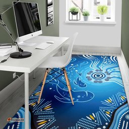 aboriginal area rug indigenous ocean fishing tee aussie