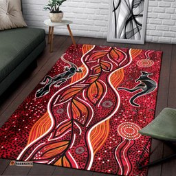 Aboriginal Area Rug Indigenous Patterns Ver12