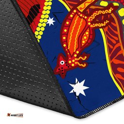 Australia Day Indigenous Art Area Rug
